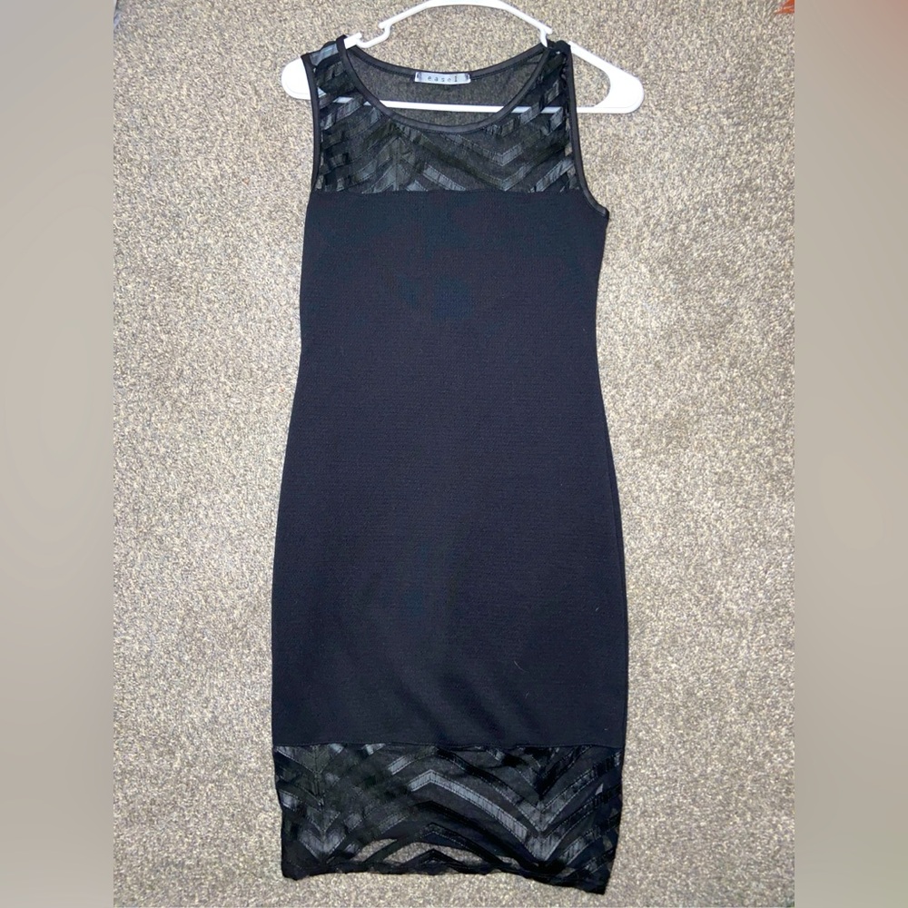Express long black dress
